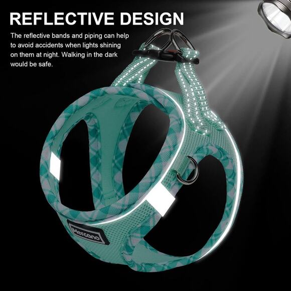 Mercano Soft Mesh Reflective Dog Vest Harness - Picture 7 of 9